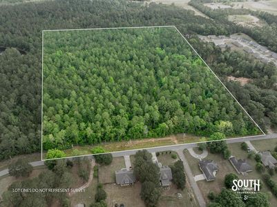 aeraerial view of 23.25 acres of in West Hattiesburg MS
