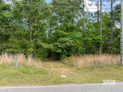 gated entrance to 23.25 acre property on JM Burge Road in Lamar County MS