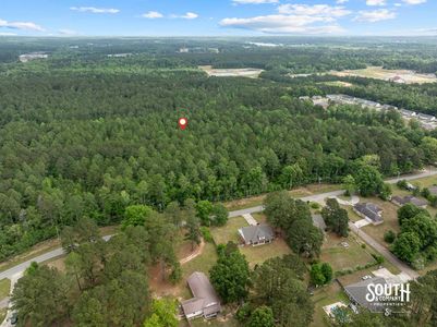wooded frontage along JM Burge Road at 23.25 acre tract in West Hattiesburg MS